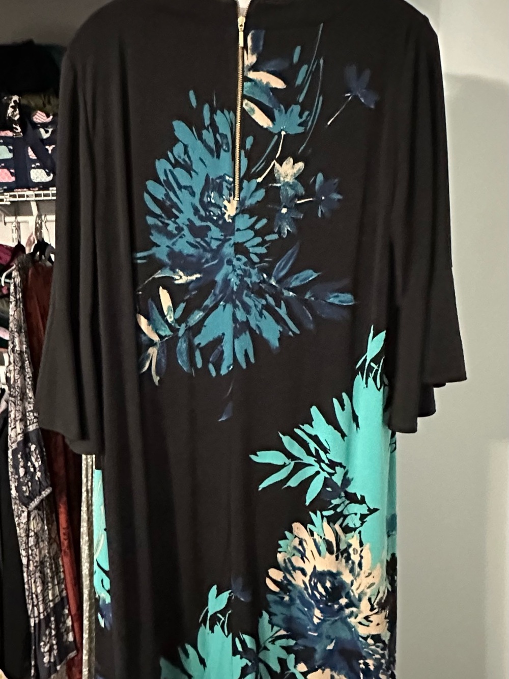 roz-ali-dresses-roz-ali-black-dress-with-teal-and-blue-floral